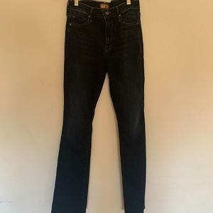 Mother Straight Leg Dark Blue Jeans